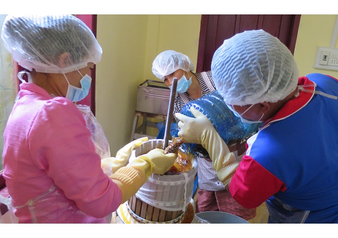 【ラオス】養蜂センター稼働開始！村人たちの手ではちみつを精製しました