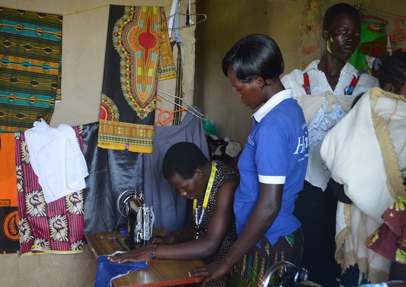 「卒業生が彼ら自身で地域の方に技術を共有できるように、もっと訓練の効果を広げていきたい」
