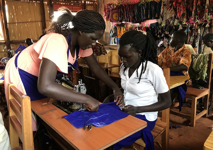 自立に向けた南スーダン難民居住区の職業訓練