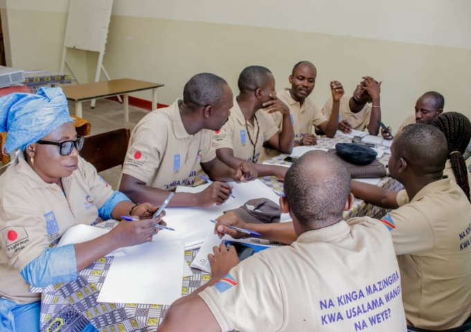 ②電話会社と提携した住民への気象情報の伝達