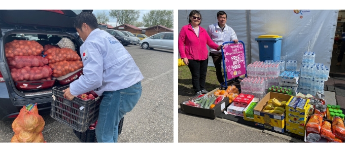 ■ ①食料・日用品の支援 ■ ①食料・日用品の支援