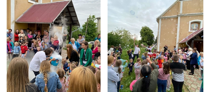 ■支援事例② シャボン玉パフォーマンス